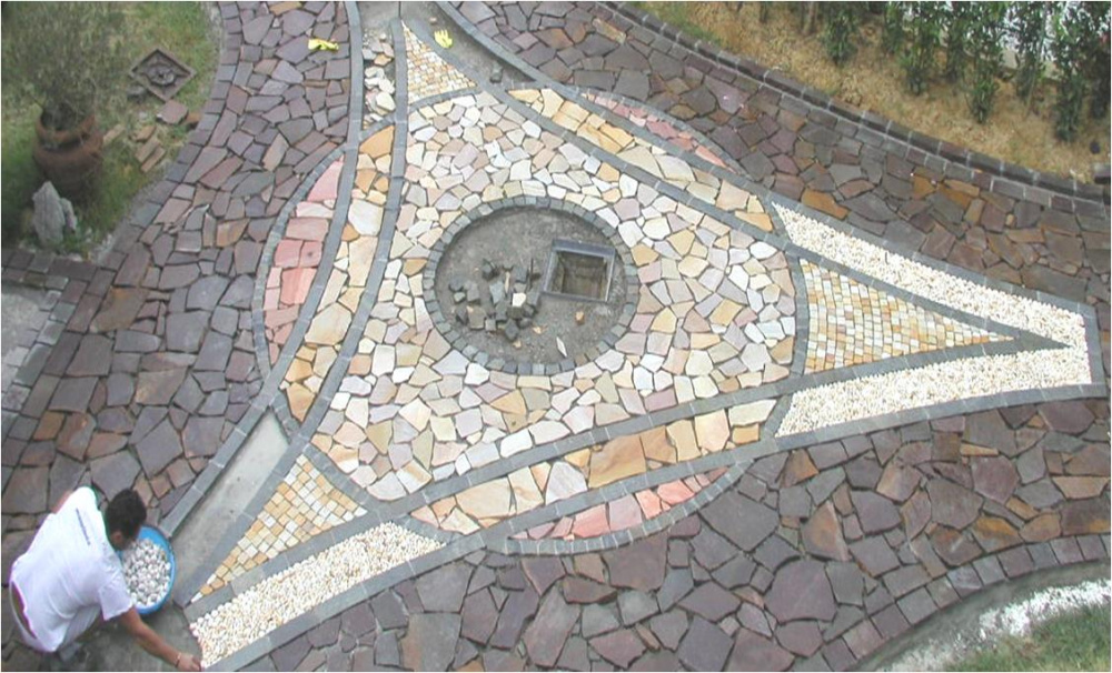 mosaico di porfido